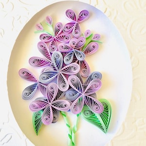 Tarjeta elegante de lilas