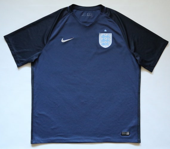 England Third Football Soccer Jersey Shirt Nike Navy - Etsy Finland