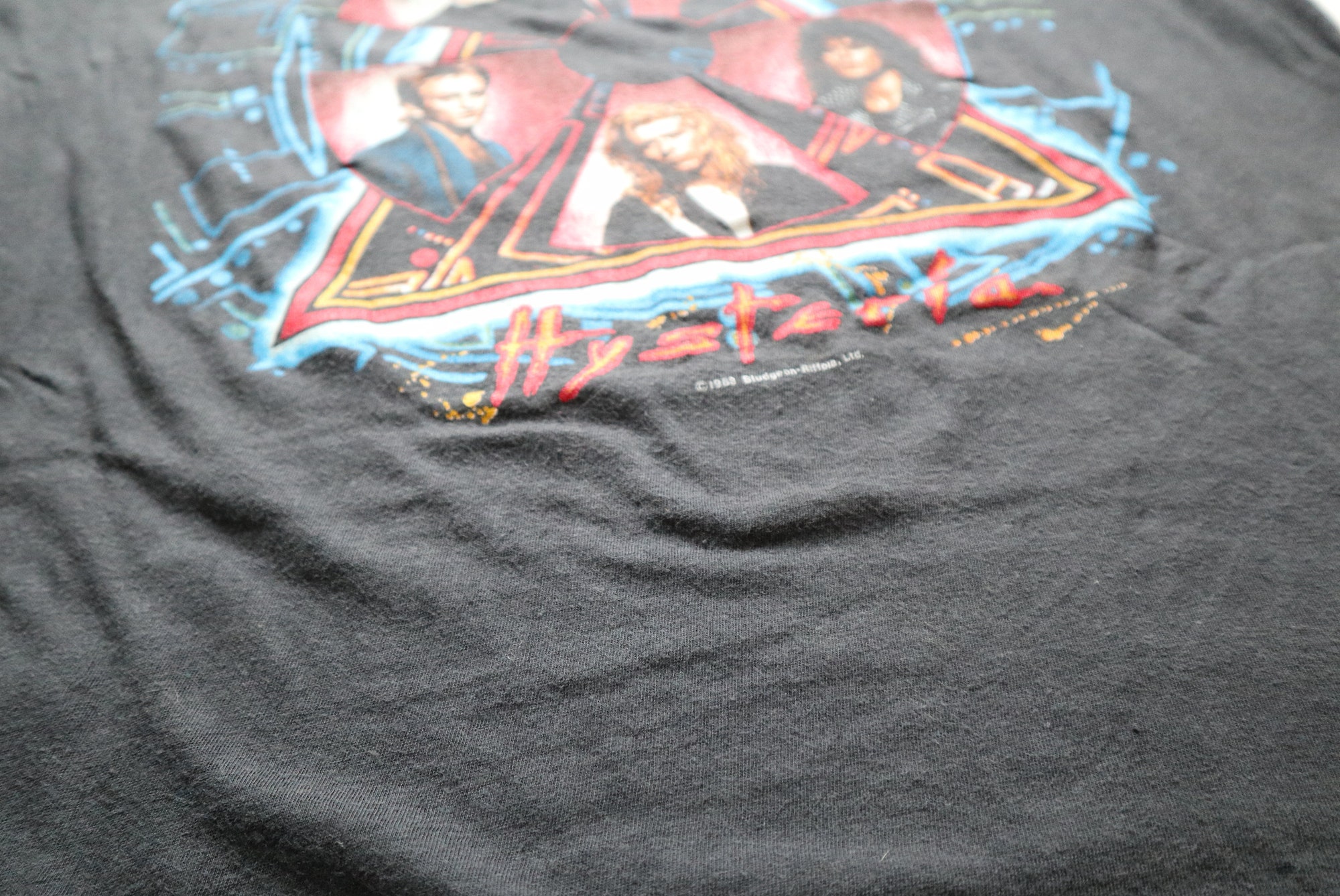 Def Leppard Hysteria UK tour 1988 80s vintage hard rock shirt
