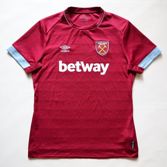 Merchandising Parasiet Gewoon West Ham United 2018/2019 Home Football Soccer Jersey Shirt - Etsy