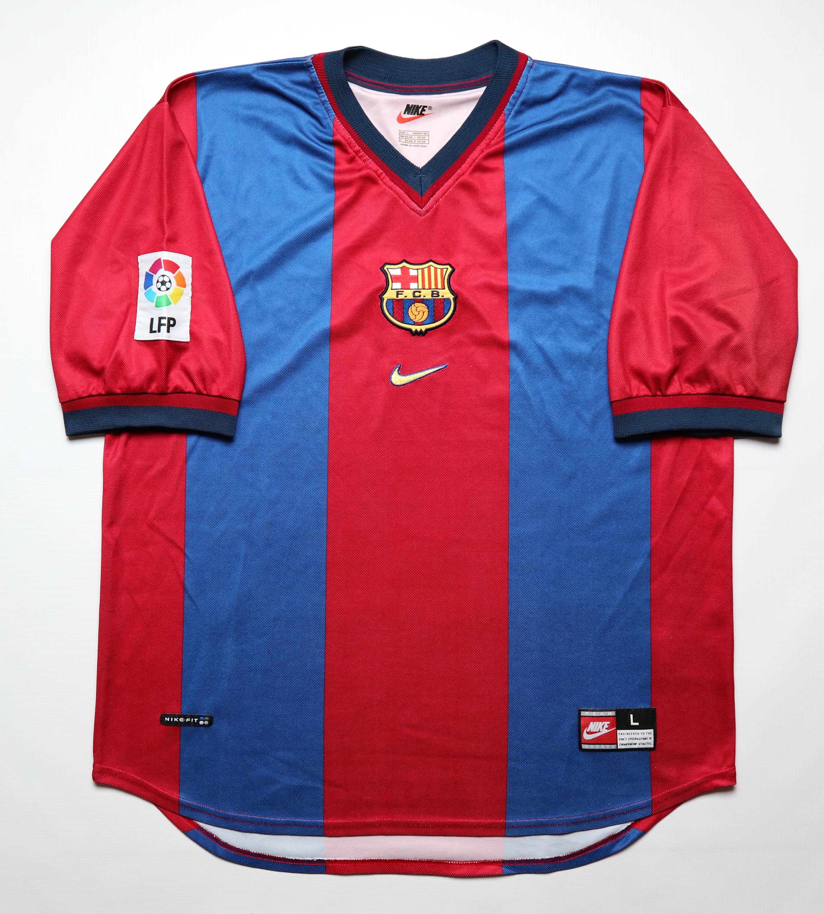 backup Reusachtig invoegen Barcelona 1998/1999 Vintage Home Football Soccer Jersey Shirt - Etsy