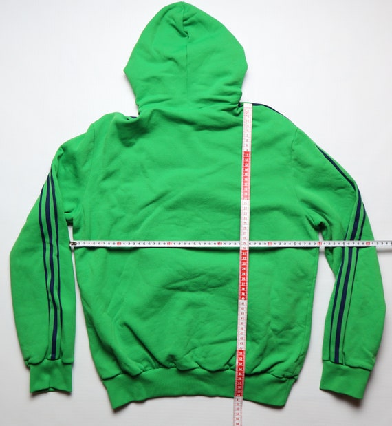 Adidas Ventex Club 1970s 70s Vintage Hoodie Sweatshirt Big Log