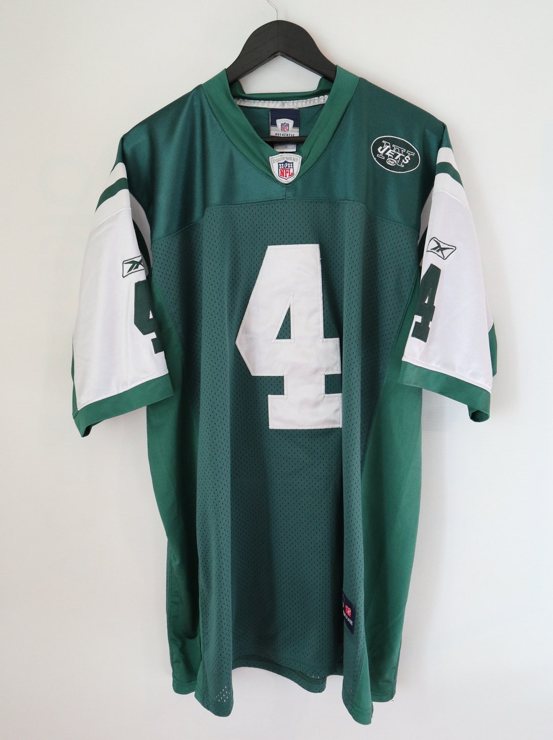 Brett Favre 2008 New York Jets NFL Reebok Authentic Game Jersey 2XL Packers  NWOT