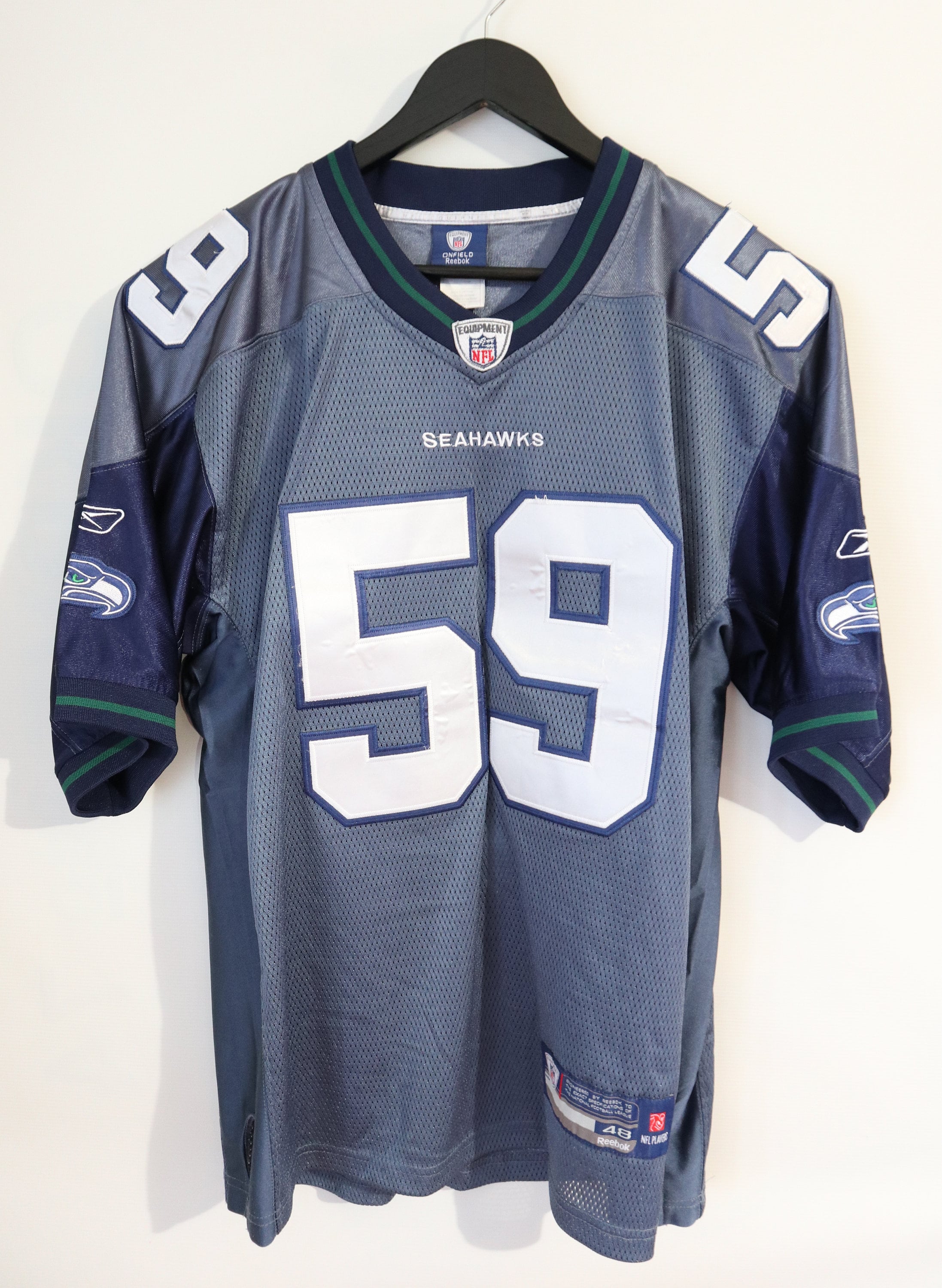 NFL Seattle Seahawks Aaron Curry 59 Camiseta de fútbol