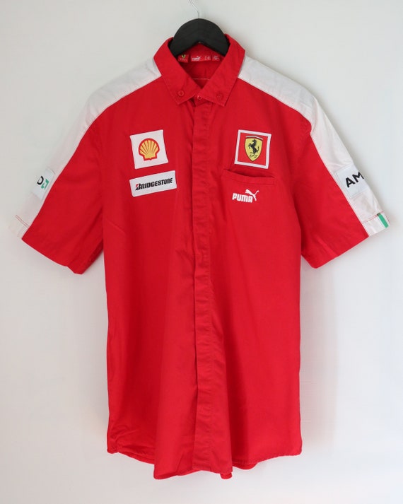 Ferrari Scuderia F1 Racing Team Pit Crew T-shirt Jersey Top | Etsy