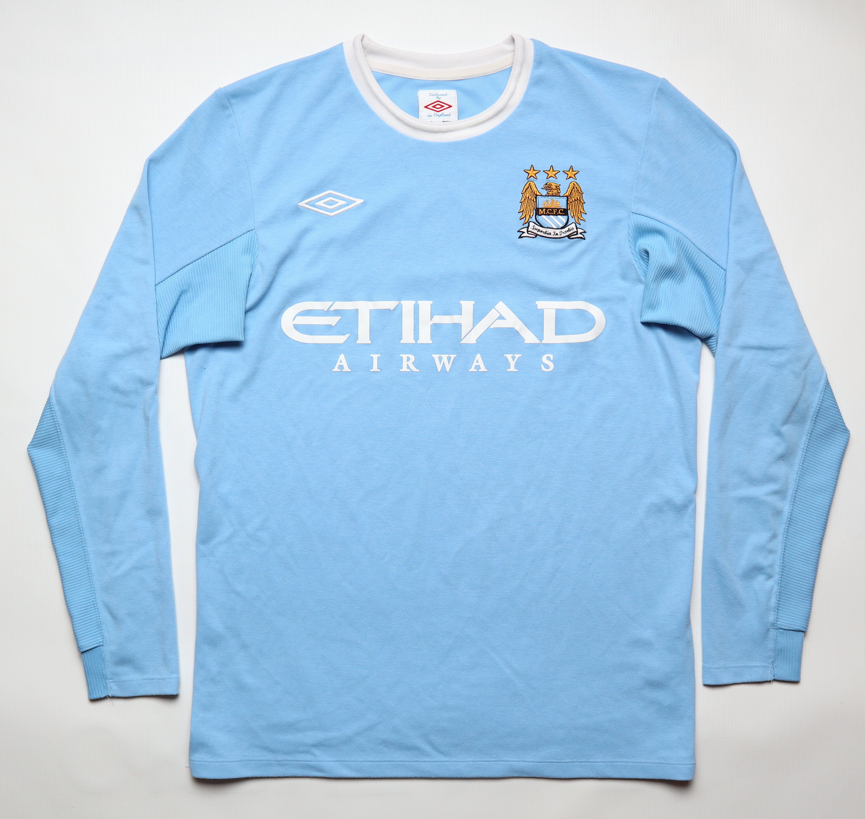 Manchester City 2009/2010 Home Long Sleeve Football Soccer - Etsy