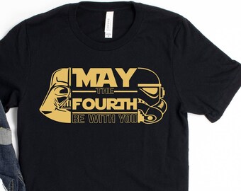 May the Fourth Be With You May the Force Be With You T shirt