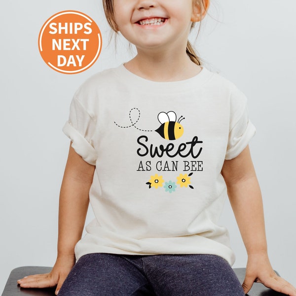 Sweet As Can Bee Shirt, Cute Honey Bee Toddler Shirt - Bumble Bee Shirt, Little Bee Shirt, Little Honey on the Way, Honeybee Gift Shirt