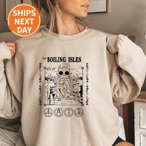 Boiling Isles The Owl House Sweatshirt, The Owl House Sweater, Boiling Isles Sweatshirt, Magic and Demonics Sweater, King Luz Sweater