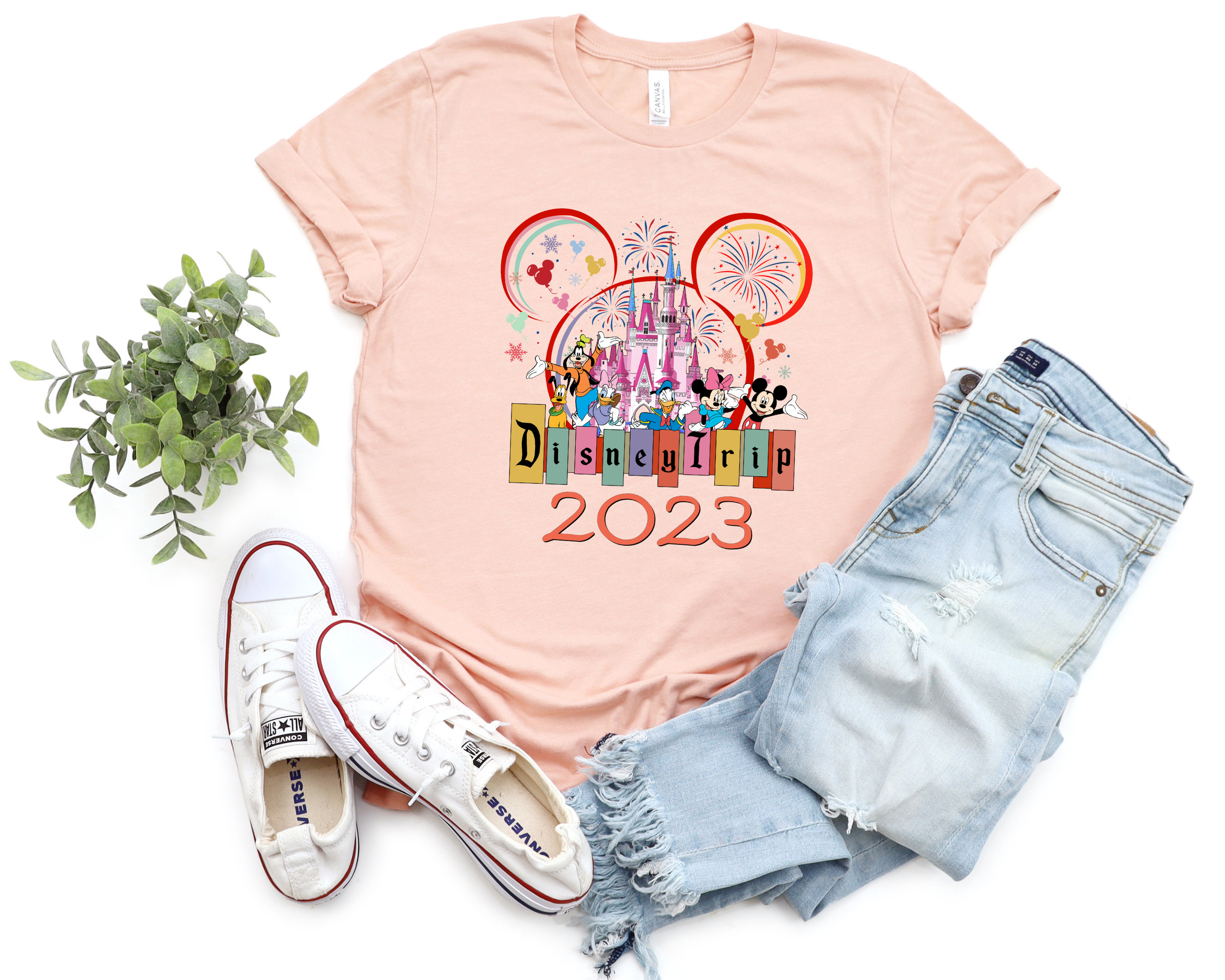 Discover Disney Trip 2023 Disneyworld Reisen Familien T-Shirt