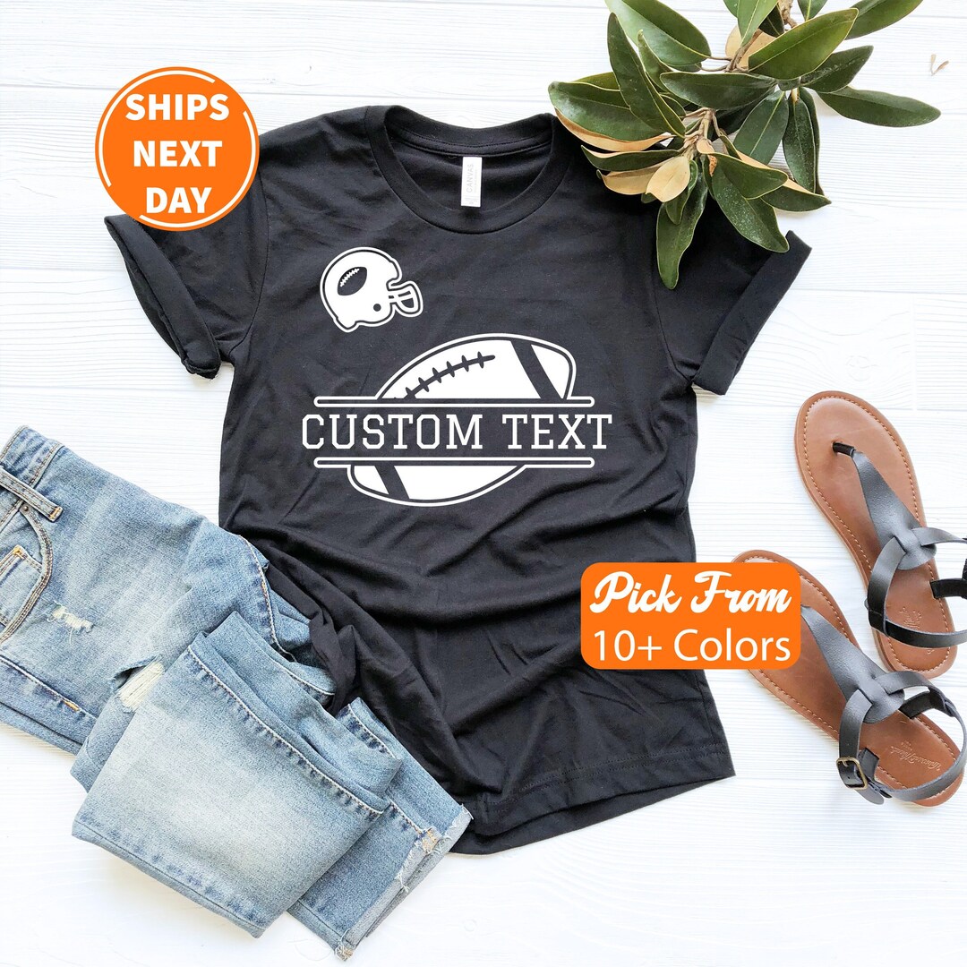 Custom Football Tshirt, Football Shirt, Touchdown Shirt, Game Day T