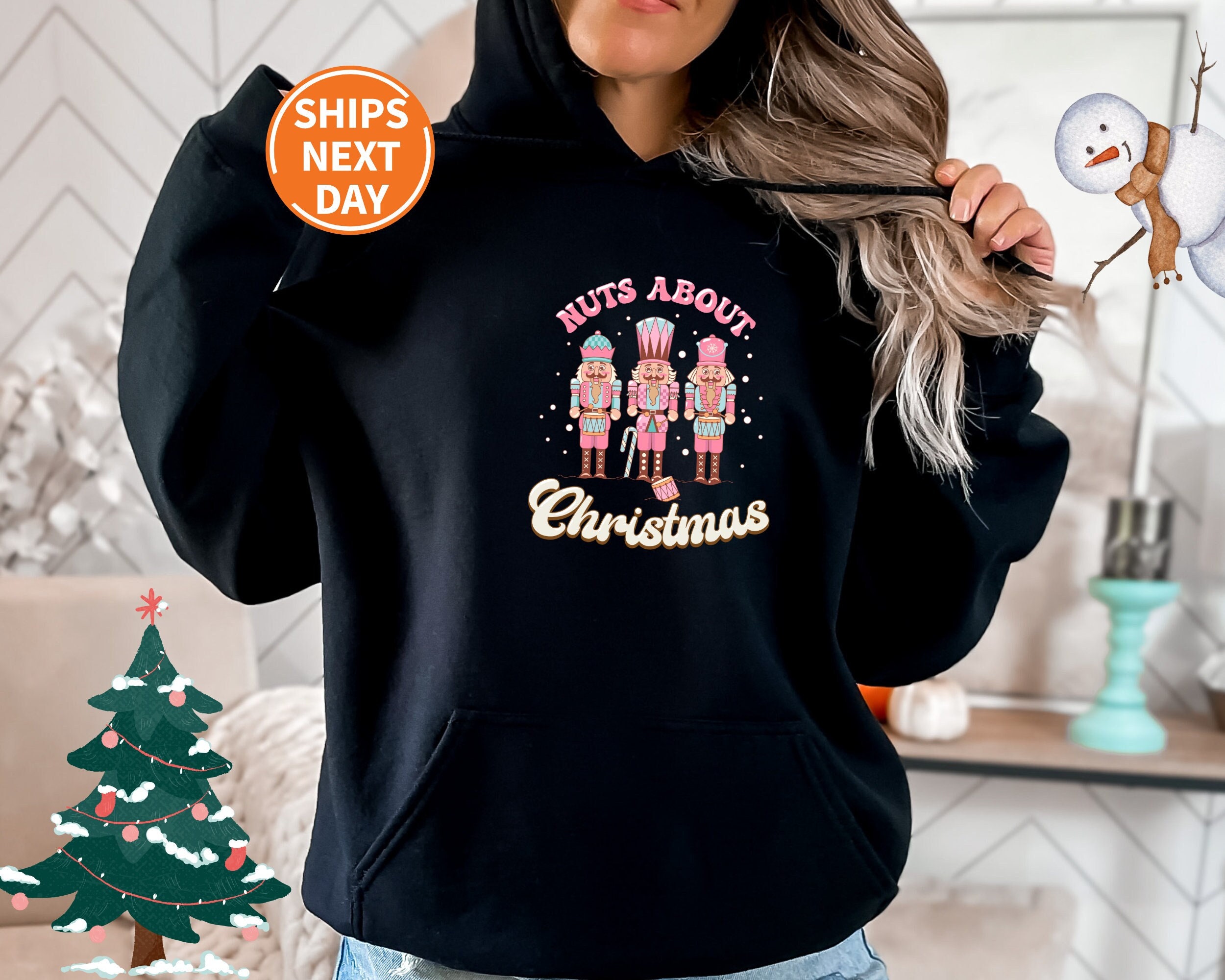 Xmas Hoodie - Etsy New Zealand
