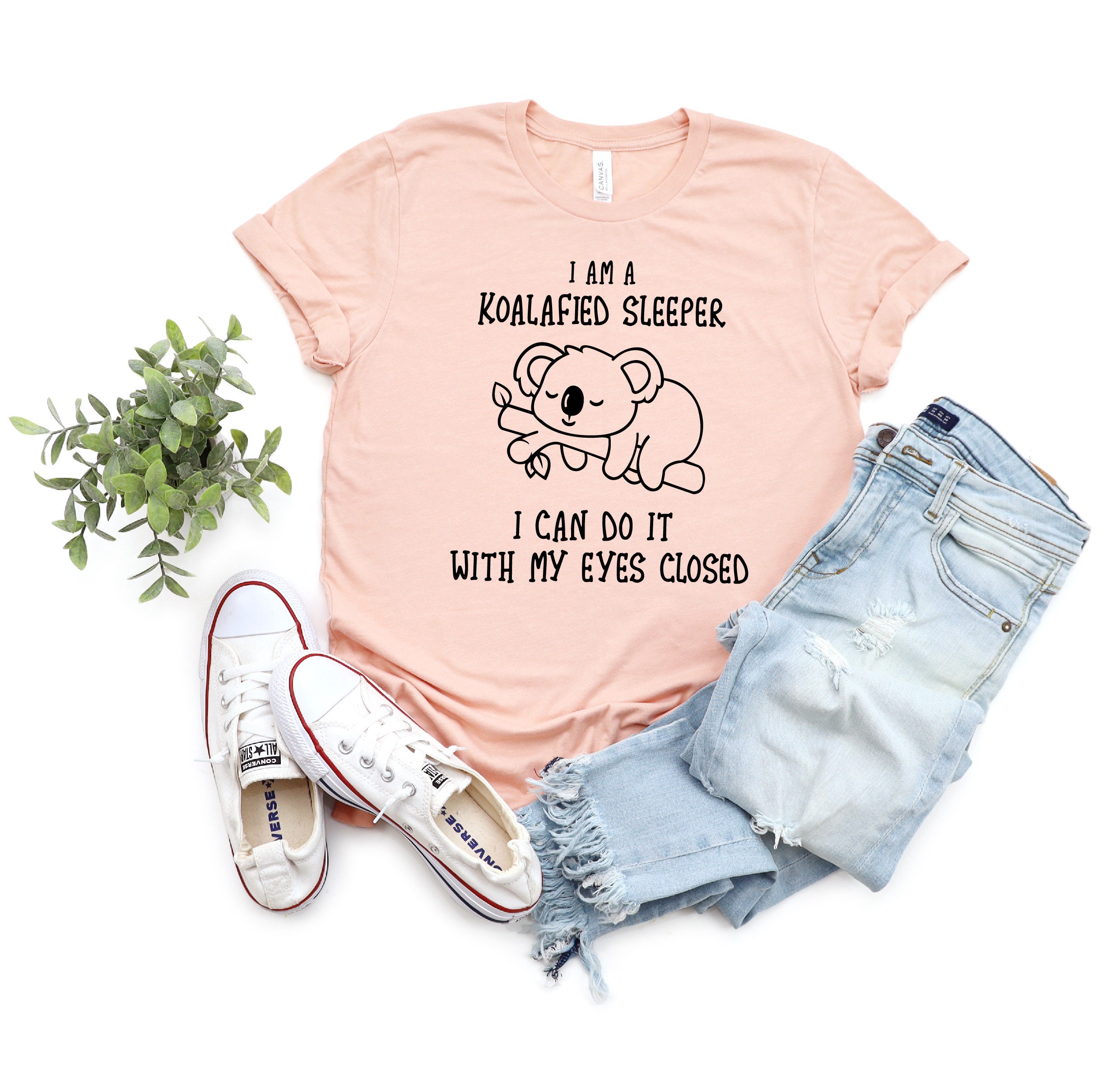 Discover I Am A Koalafied Sleeper Shirt, Koala Shirt, Sleeping T-Shirt
