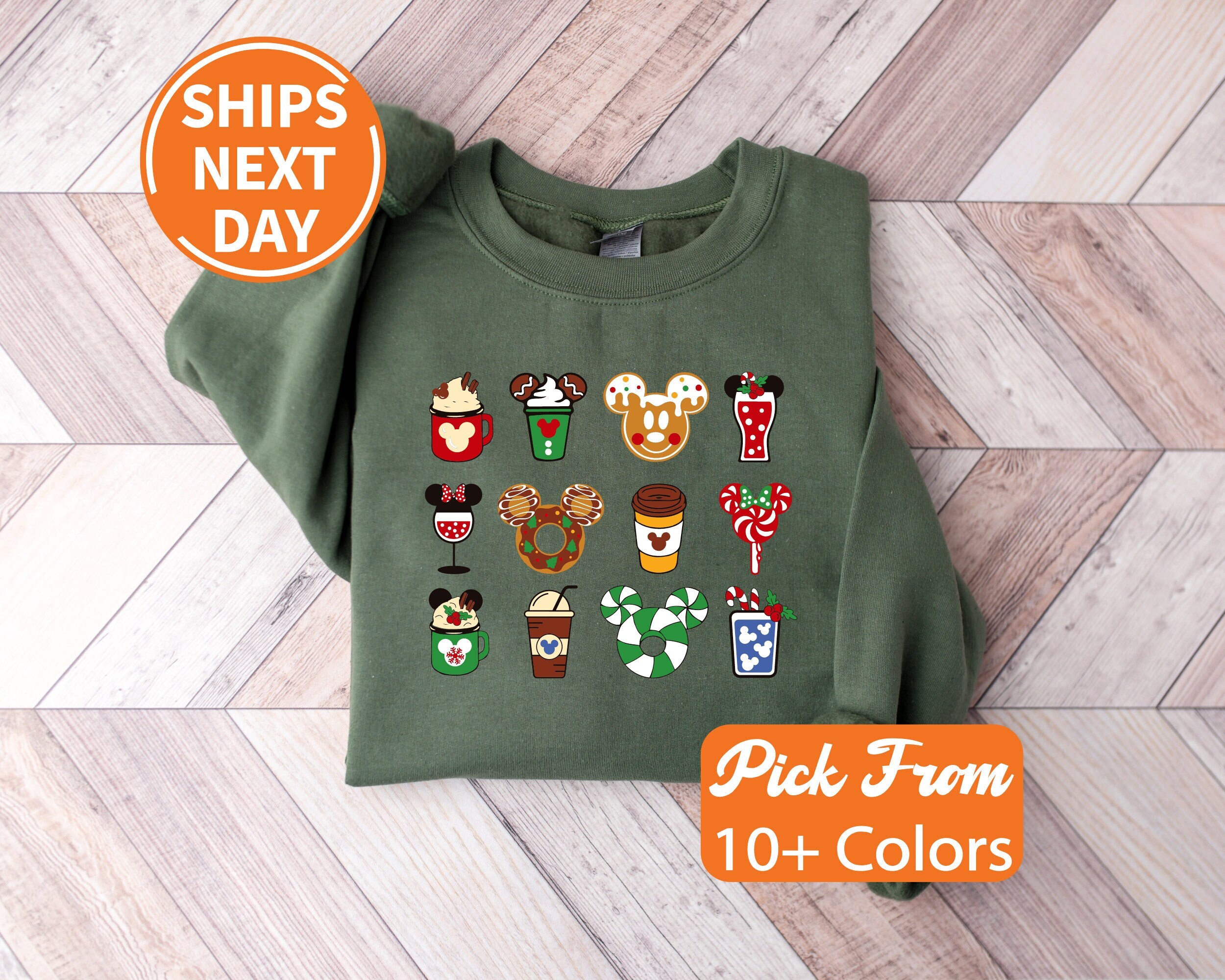 Discover Disney Christmas Snacks Sweatshirt