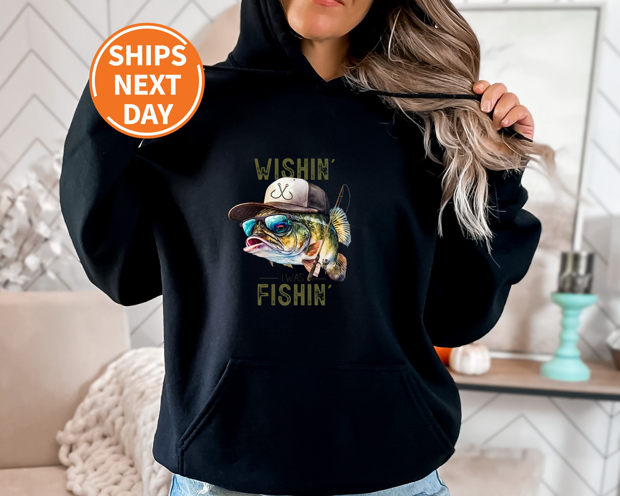 Fisherman fish fishing quotes funny angler' Men's Zip Hoodie