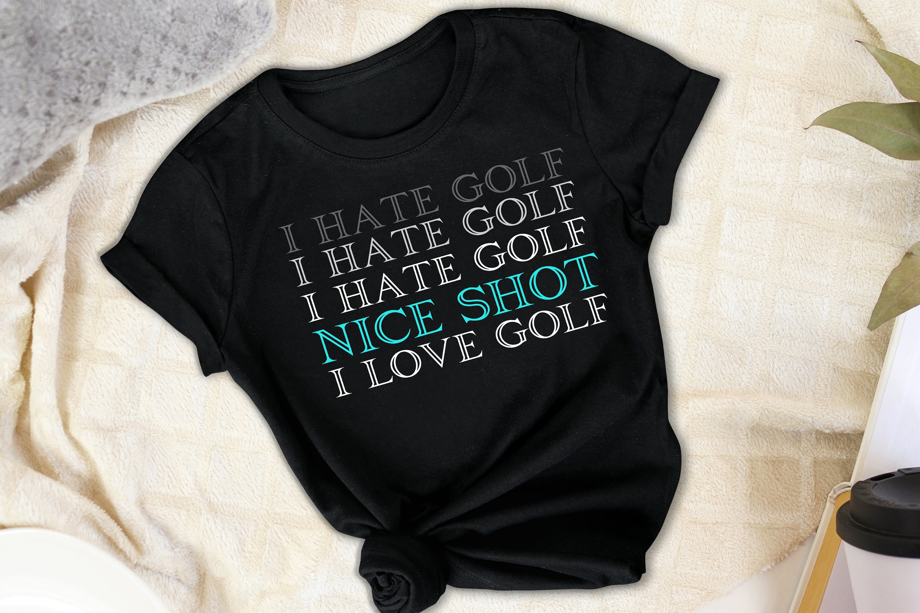 I Hate Golf Shirt Funny Golf Shirt Etsy