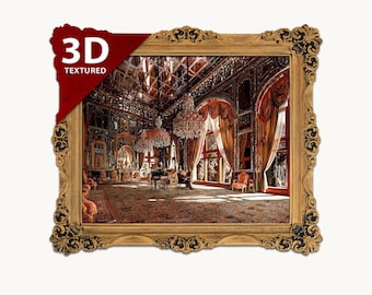 Mirror Hall by Kamal Ol Molk: 3D Textured Art Print - Etsy