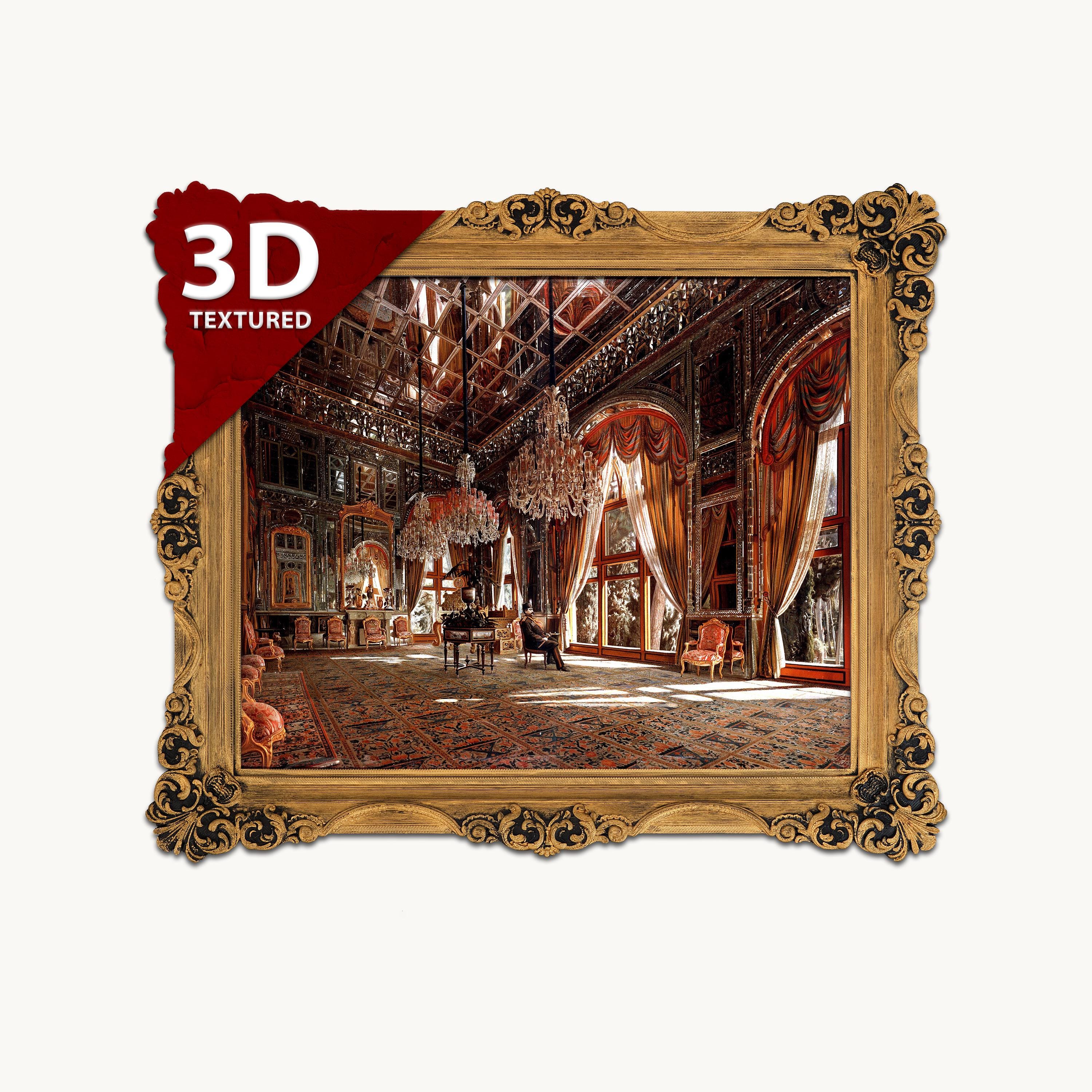 Mirror Hall by Kamal Ol Molk: 3D Textured Art Print - Etsy