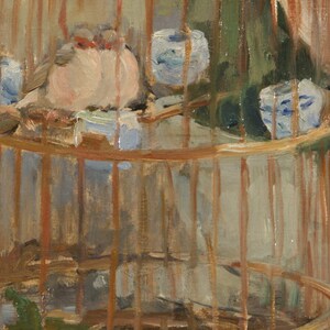 The Cage by Berthe Morisot, 3d Printed With Texture and Brush Strokes