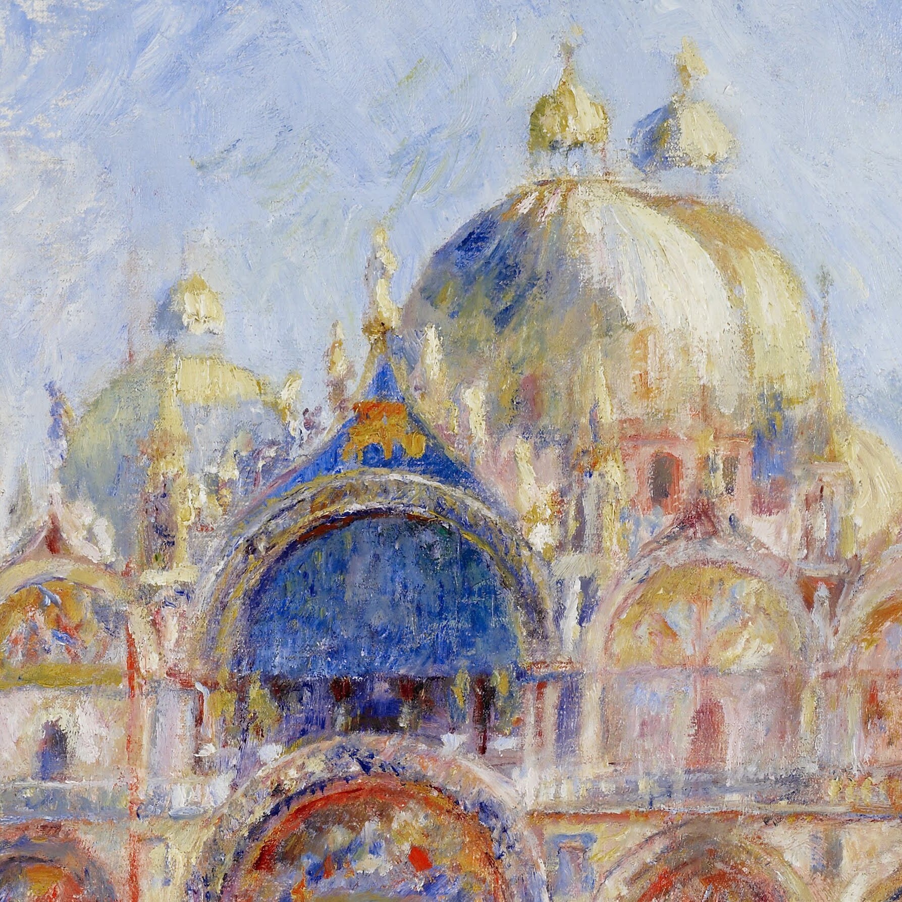 Renoir - Piazza San Marco, Venice: 3D Textured Print - Etsy