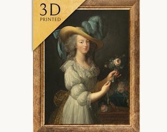 Marie Antoinette 3D Print by Elisabeth Vigee Le Brun