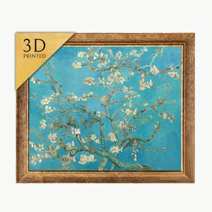 クロード・モネ - 夏のヴェトゥイユ - 3Dプリントされたテクスチャード