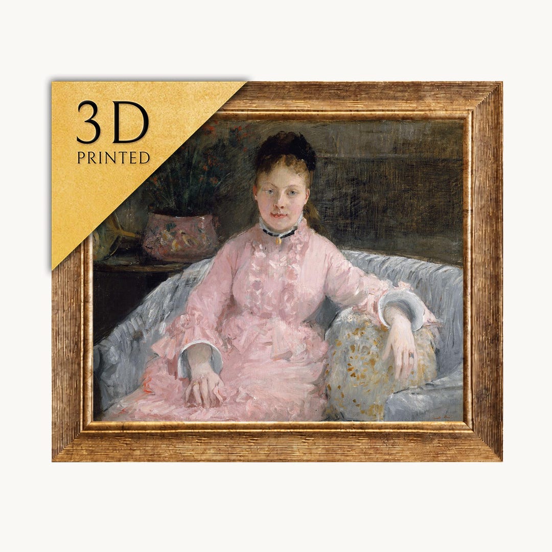 the pink dress morisot French berthe morisot the pink dress albertie marguerite carr hi-res stock photography and images