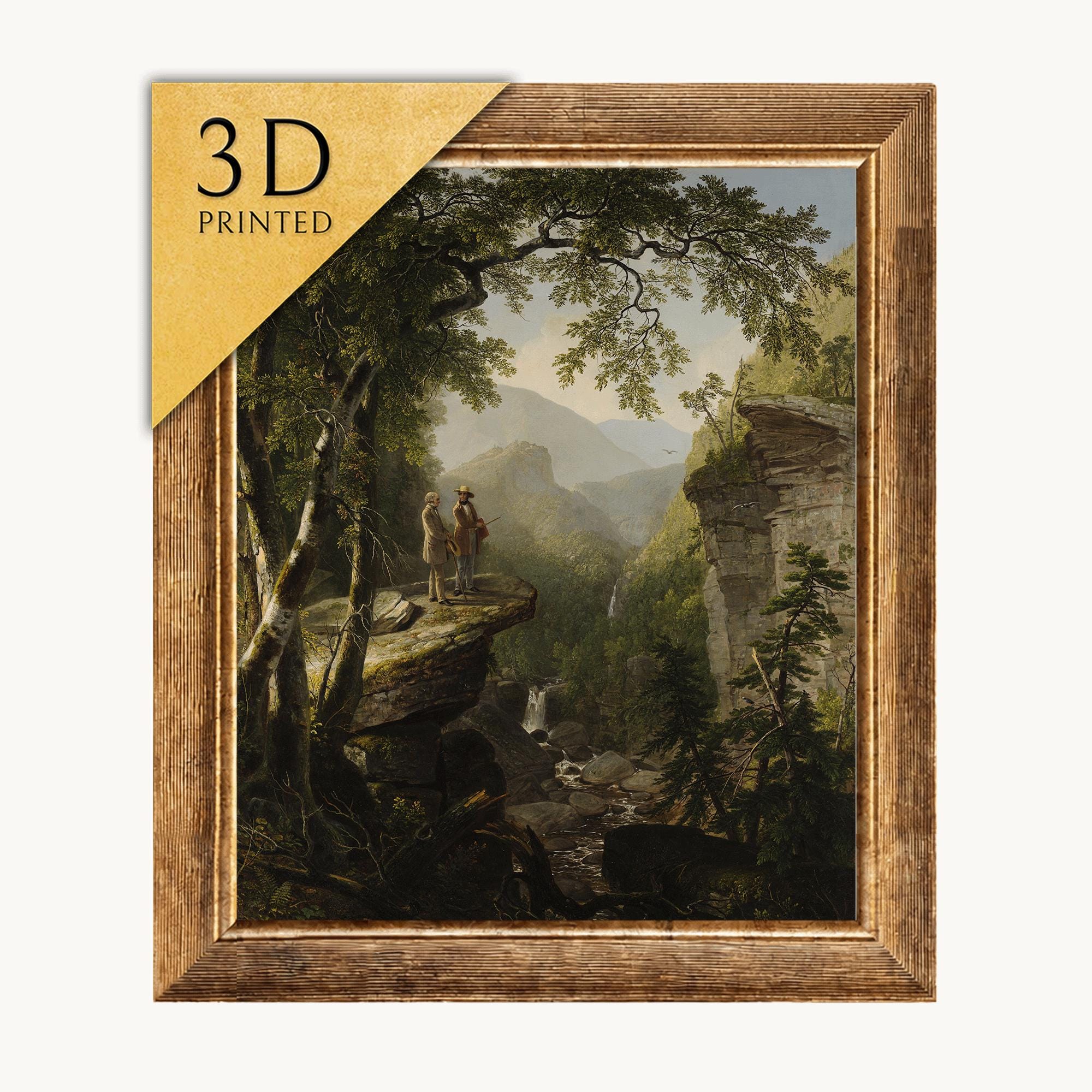 Kindred Spirits 3D Print by Asher Brown Duran: Textured Oil