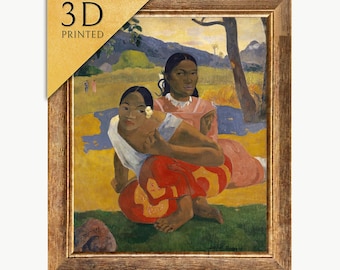 Gauguin "When Will You Marry?" 3D Textured Print