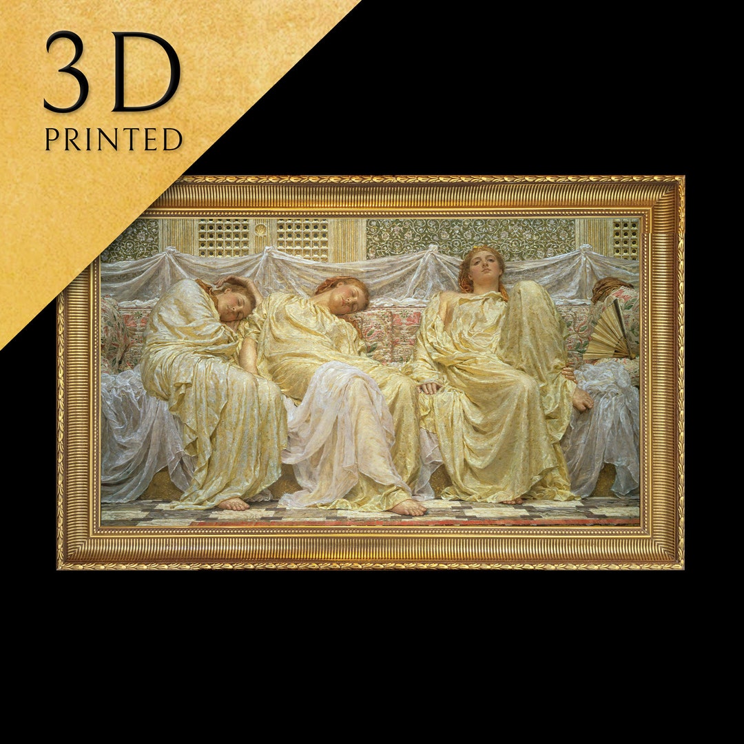 Dreamers by Albert Joseph Moore: 3D Textured Art Print - Etsy