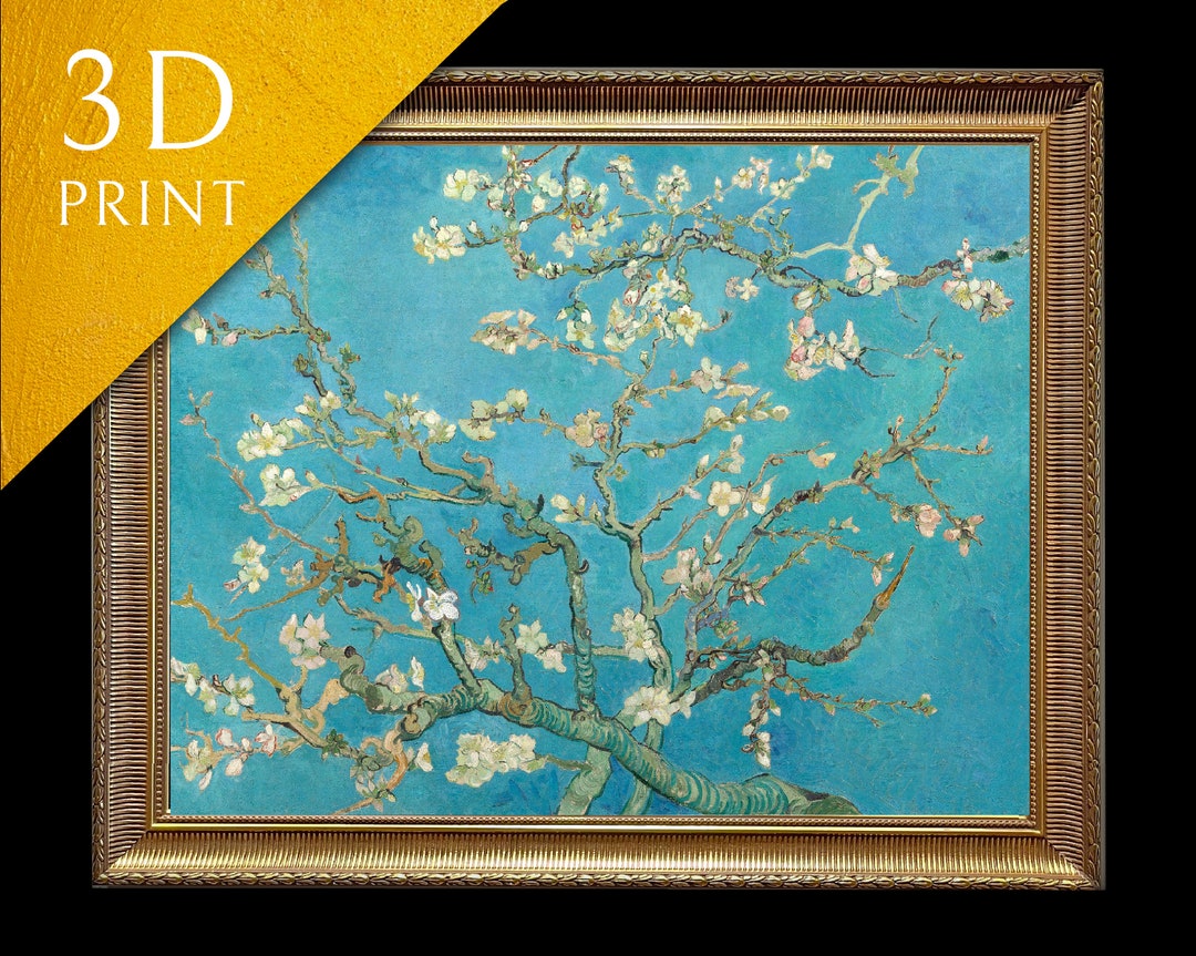 Almond Blossom by Vincent Van Gogh 3d Printed Famous - Etsy Australia