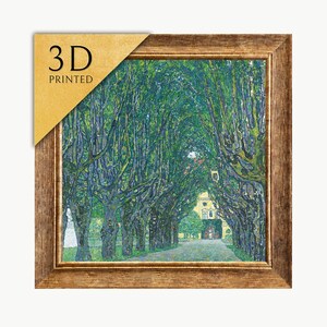 Gustav Klimt 'Avenue to Schloss Kammer' 3D Textured Print image 1