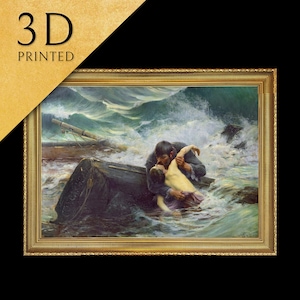 Adieu - Alfred Guillou, 3d Printed with texture and brush strokes looks like original oil painting.