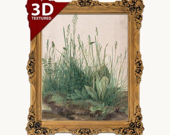 Albrecht Dürer 'large Piece of Turf' 3D Textured Print - Etsy