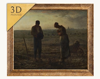 ジャン＝フランソワ・ミレー「天使の祈り」1857-59年、高品質の手描き