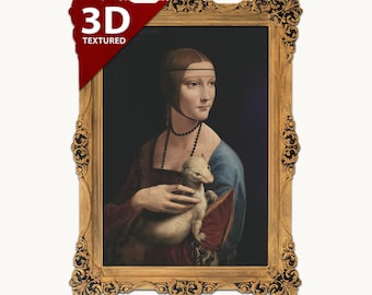 サルバトール・ムンディ 3Dプリント：レオナルド・ダ・ヴィンチの油絵