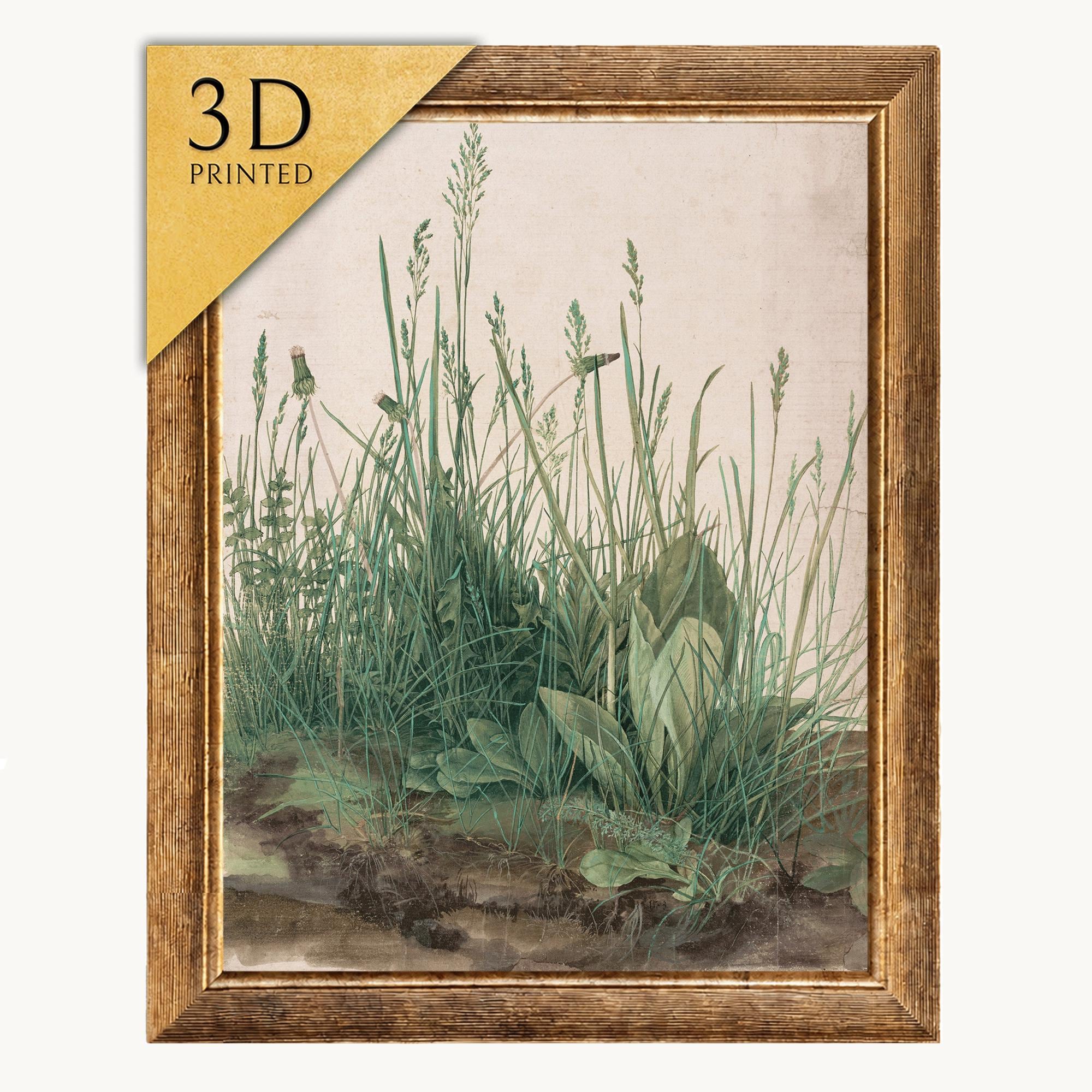 Albrecht Dürer 'large Piece of Turf' 3D Textured Print - Etsy