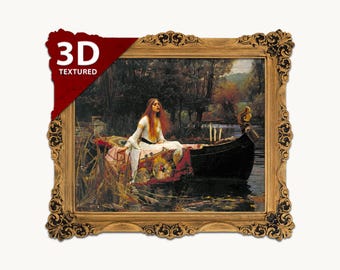 Girl with a Pearl Earring Print: Johannes Vermeer 3D Textured