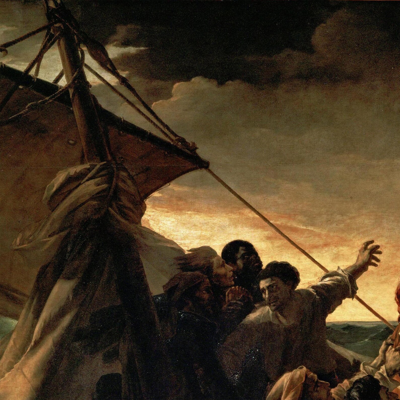 The Raft of the Medusa 3D Print: Textured Oil Painting Reproduction - Etsy