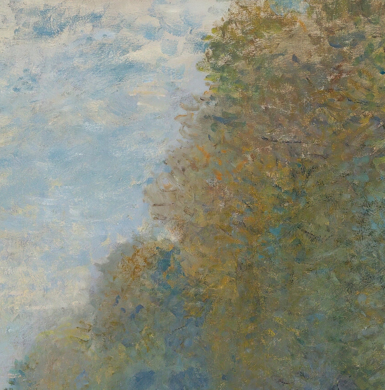 Claude Monet - Banks of the Seine in Autumn - 3D Printed Art - Etsy