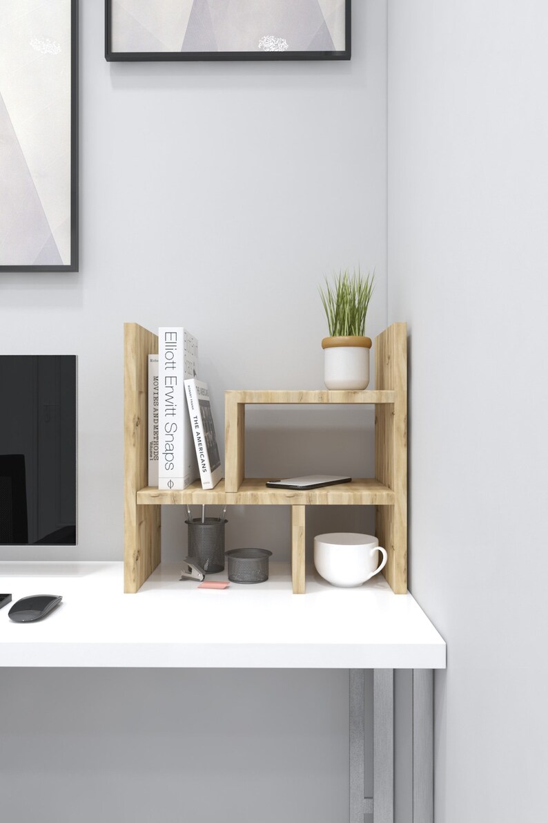 Lena Tabletop Shelf & Organizer Desktop Organizer Desktop Etsy