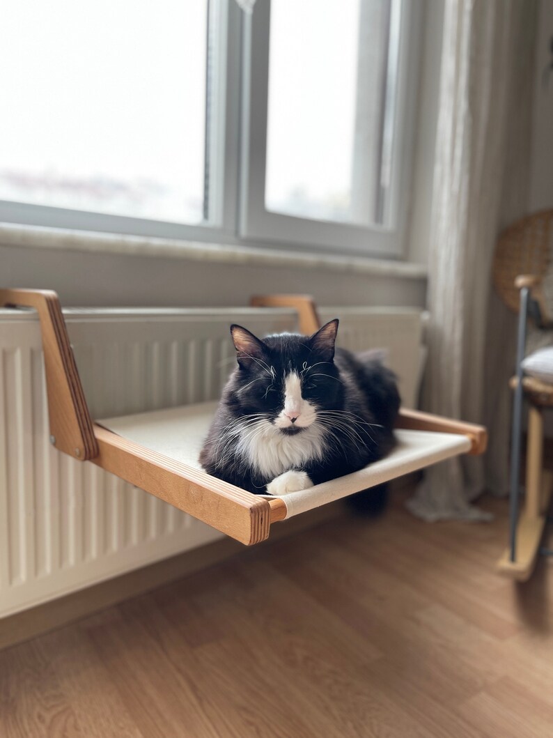 Oscar Cat/kitten Radiator Bed Radiator Pet Hammock Wooden Etsy