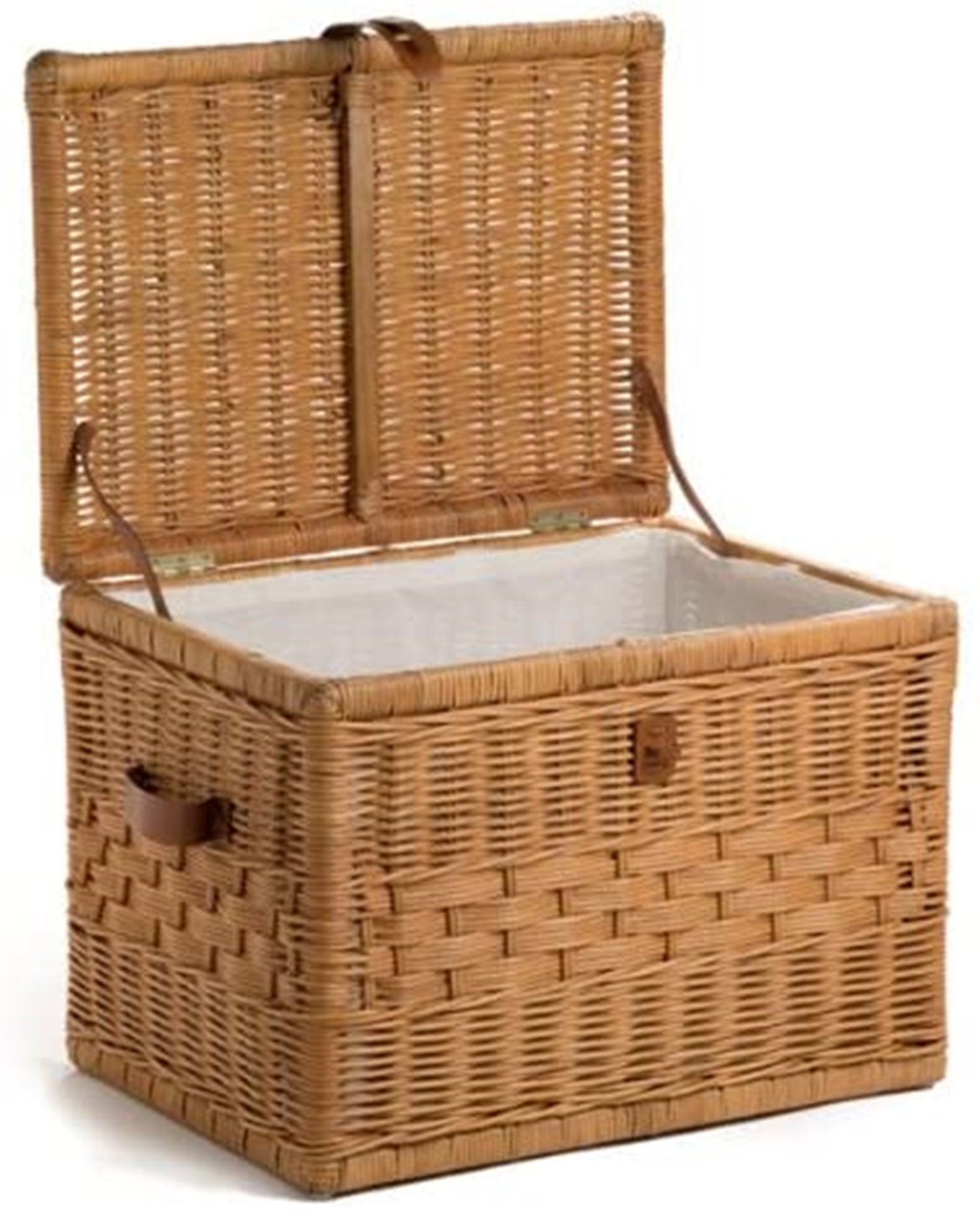 Deep Wicker Storage Trunk Large 24 in L x 17 in W x 17.5 in Etsy