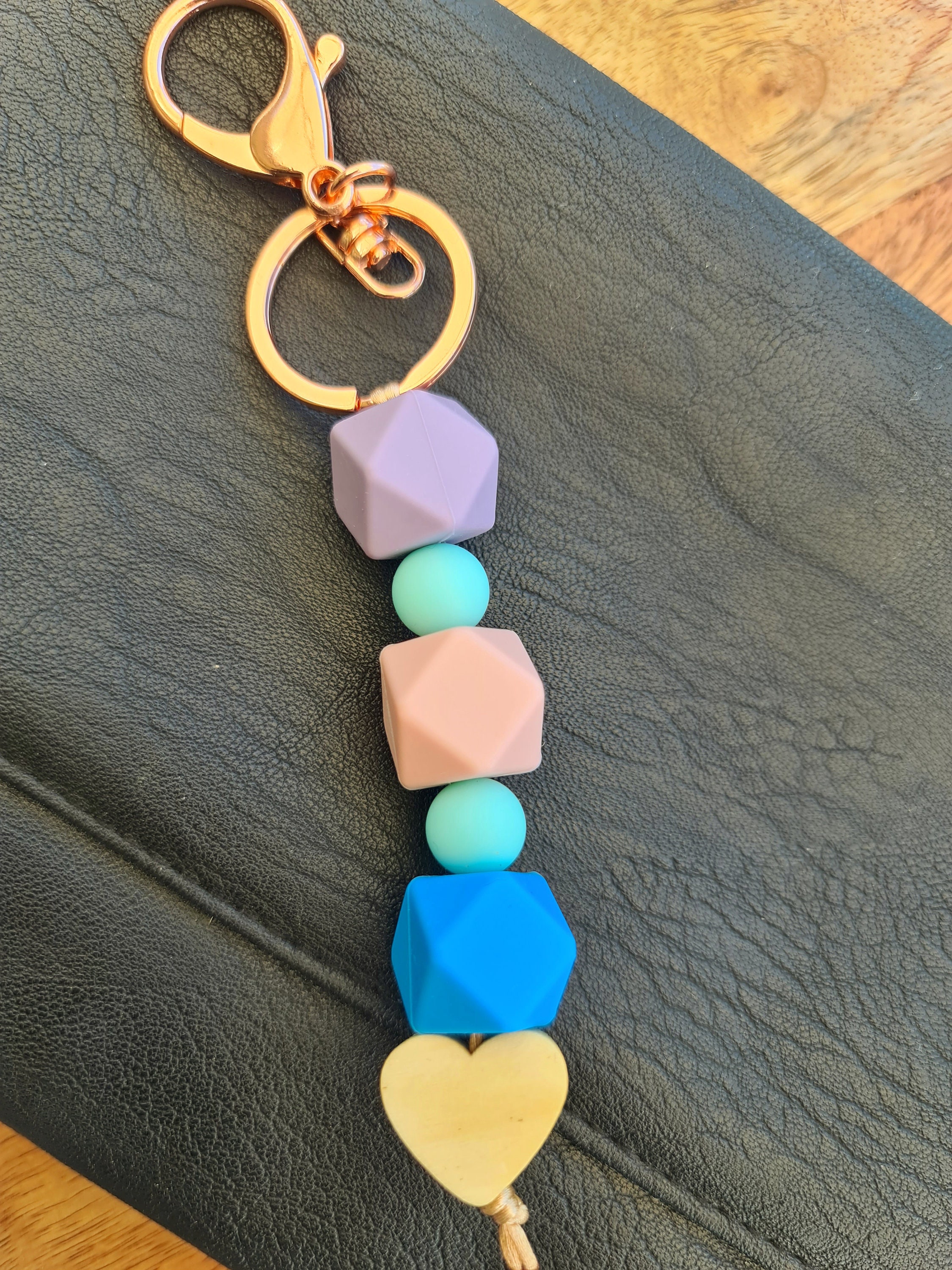 Silicone beads / Silicone bead keyrings / Marguerite beads / Etsy