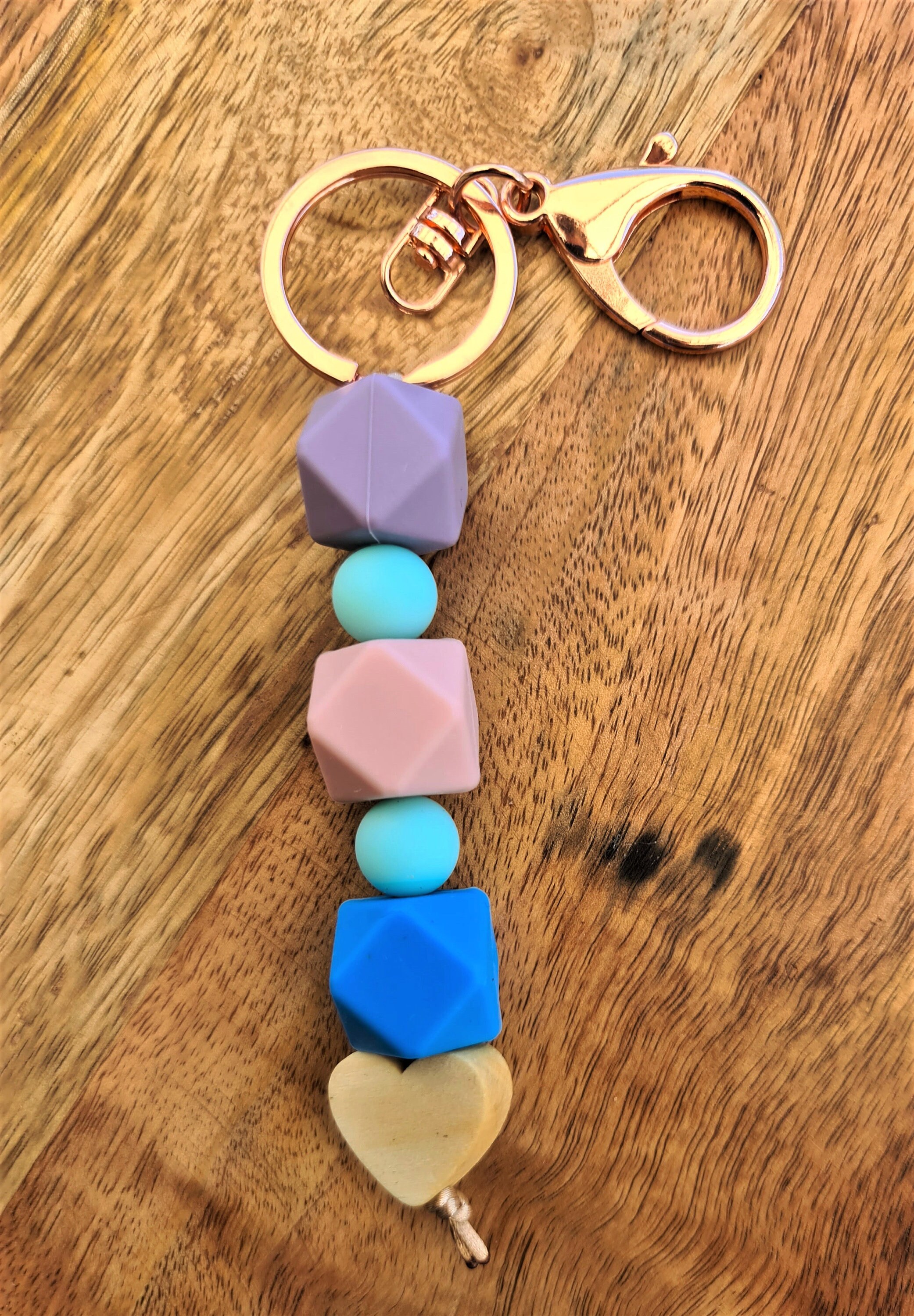 Silicone beads / Silicone bead keyrings / Marguerite beads / Etsy