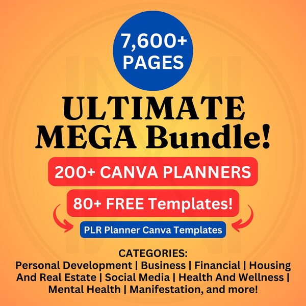 Digital Planners With Master Resell Rights Etsy