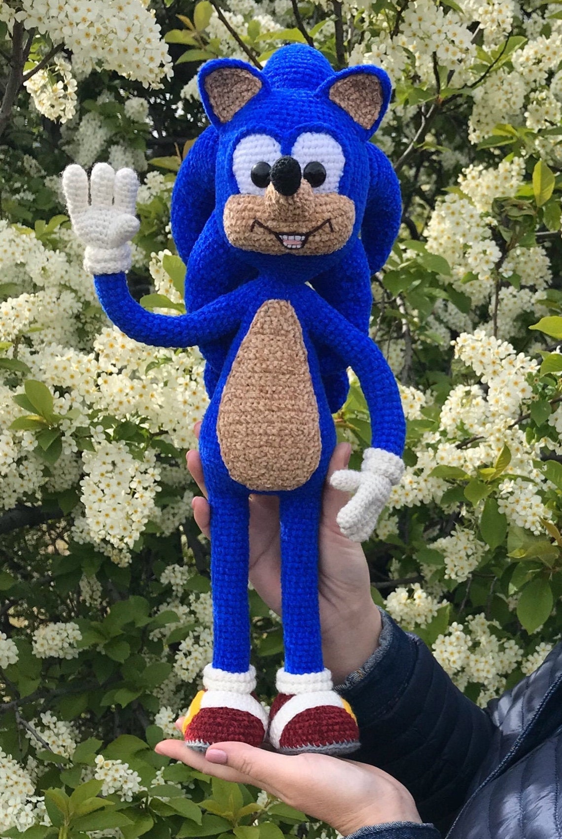 Sonic hedgehog crochet pattern for amigurumi toys. cartoon Etsy