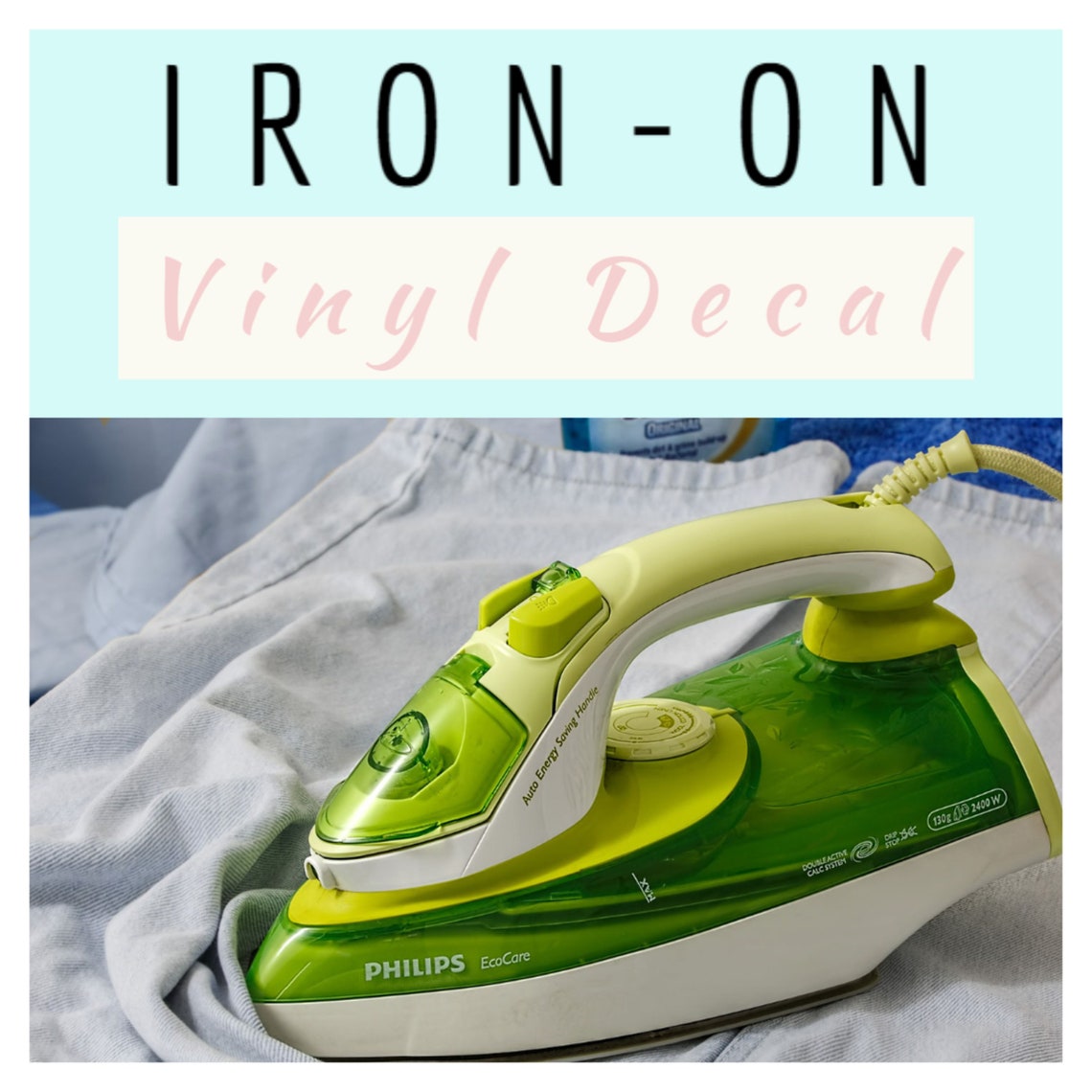 Custom Ironon Vinyl Etsy