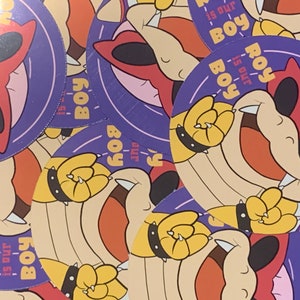 Mario Bros Roy Glossy Vinyl Sticker