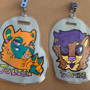 Character Badge Drawings